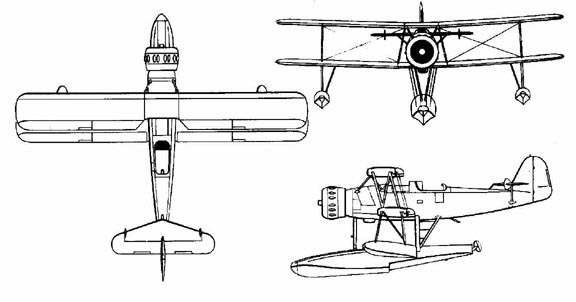 Focke Wulf Fw 62 - 3-View