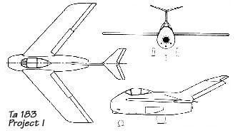 Focke-Wulf/Tank Ta 183 Project I