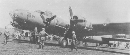 Wulf Hound, the first B-17F captured intact by the Luftwaffe. (Petrik).