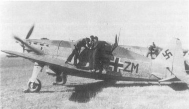 MS 406C1, TP+ZM, seized and tested by Germans. Ossun-Tarbes, France 1943.