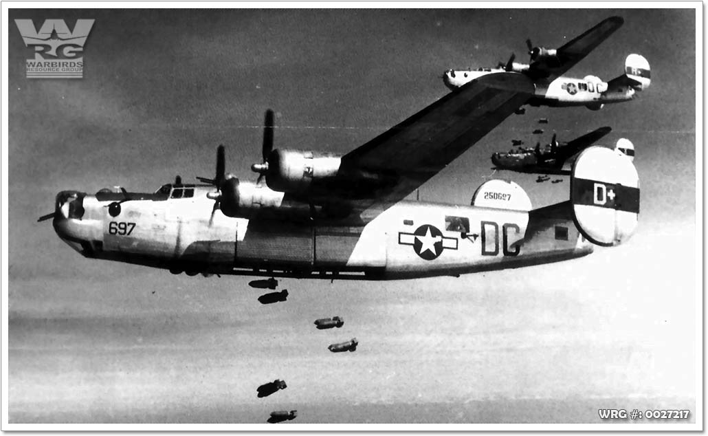 Ford built B-24J-1-FO Liberator/42-50627 BG. WRG#: 0027217