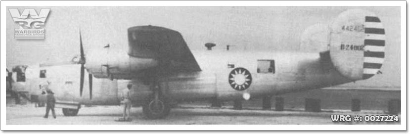 B-24M Liberator of the Chinese Nationalist Air Force WRG#: 0027224