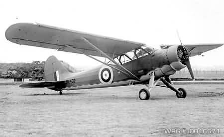 Stinson L-1 Vigilant WRG# 0016671