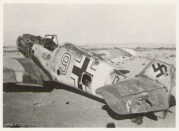 Messerschmitt Bf 109F, 9./JG53 (Yellow 9+I) WNr 12564, North Africa 1942 WRG# 0021778