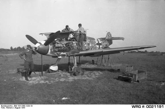 Messerschmitt Bf 109F.