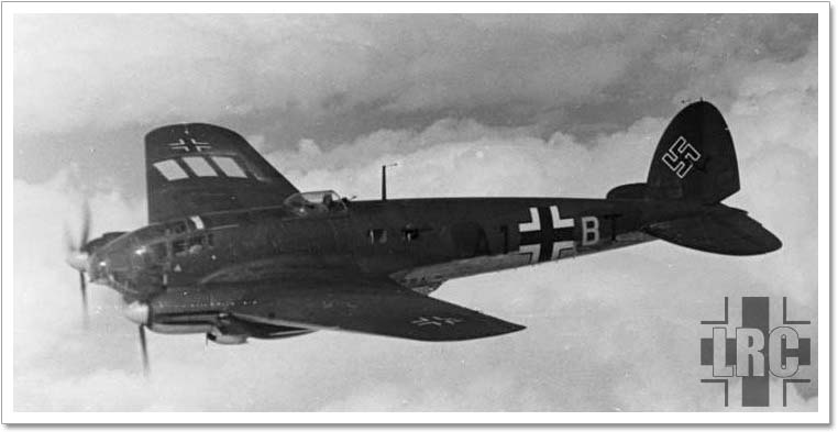 A Heinkel He 111H of Kampfgeschwader 53