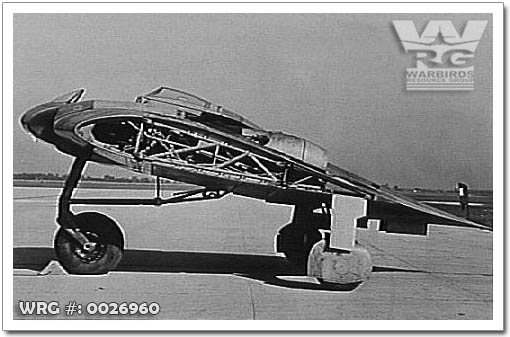 A Ho 229 V3 after capture. Incomplete. FE-490