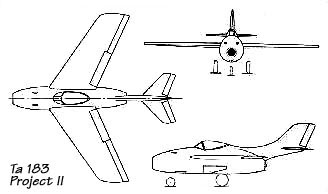 Focke-Wulf/Tank Ta 183 Project II