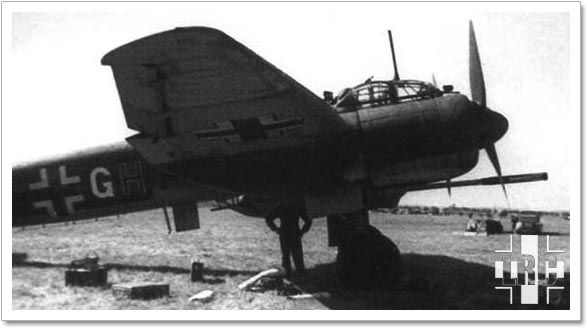 Junkers JU 88P-1 with 75mm BK 75 cannon.