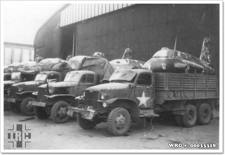 Captured Me 163s in U.S. Army trucks. Captured Me 163s in U.S. Army trucks.