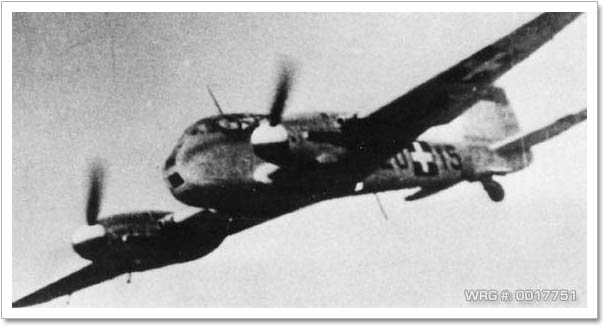 Messerschmitt Me 210 WRG# 0017751 Messerschmitt Me 210 WRG# 0017751