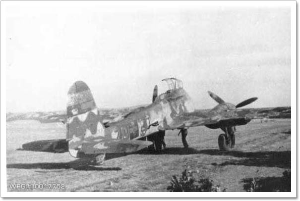 Messerschmitt Me 210 WRG# 0017752 Messerschmitt Me 210 WRG# 0017752