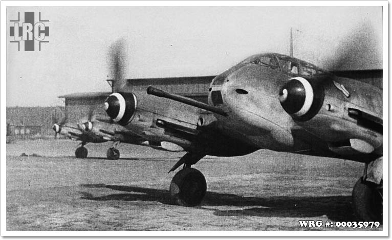 Messerschmitt Me 410 with 50 mm Bordkanone BK-5 Messerschmitt Me 410 with 50 mm Bordkanone BK-5