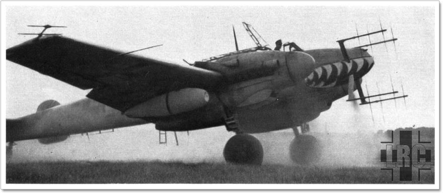 A Bf 110G of Stab I/NJG4