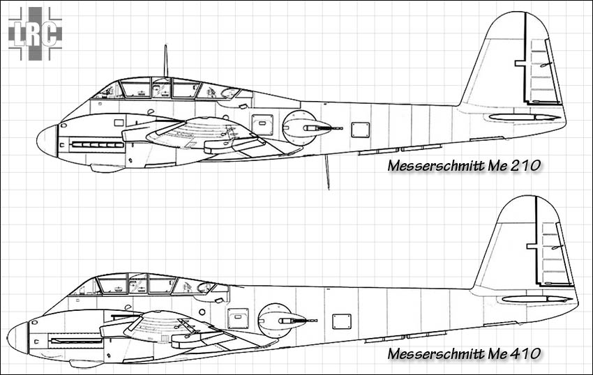 Messerschmitt Me 210 & Me 410 profiles