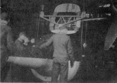 Mounting the Mistel 1 bomb nose.