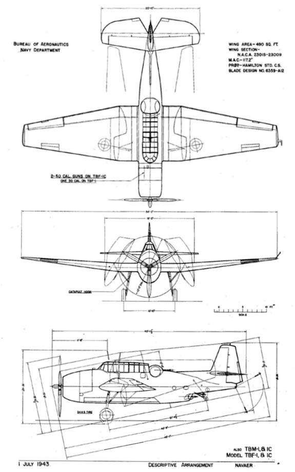Grumman TBF Avenger WRG# 0020838