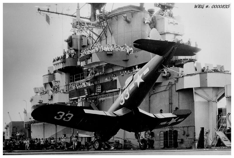 CHANCE-VOUGHT CORSAIR WRG#: 0000835.