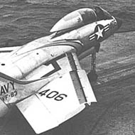 F7U Cutlass taking off