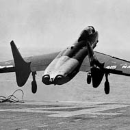 F7U Cutlass taking off