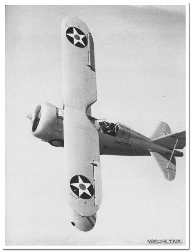 A Grumman F3F-2 assigned to Naval Air Station Anacostia, Washington D.C. WRG#: 0022372