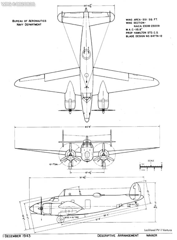 Lockheed PV-1 Ventura WRG# 0020836