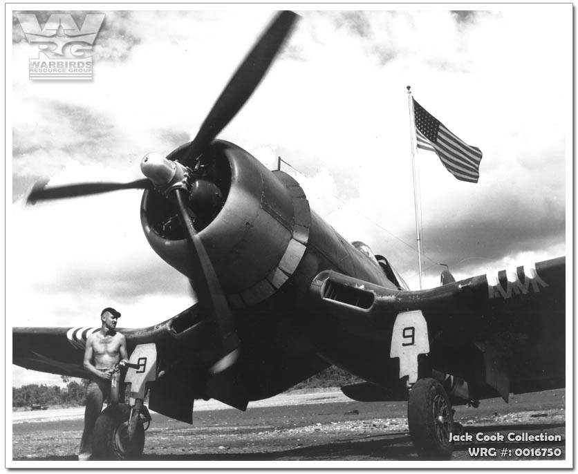 F4U-1 Corsair of VMF-213, June 1943. WRG# 0016750