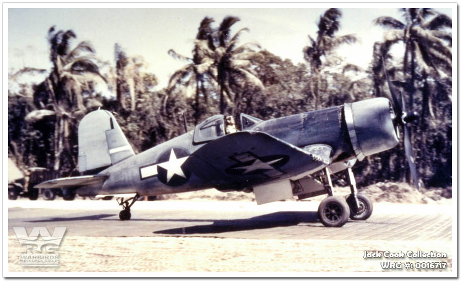 F4U-1A Corsair flown by Lt John F. Bolt (6 kills) of VMF-214, Torokina, December 1943. WRG# 0016717