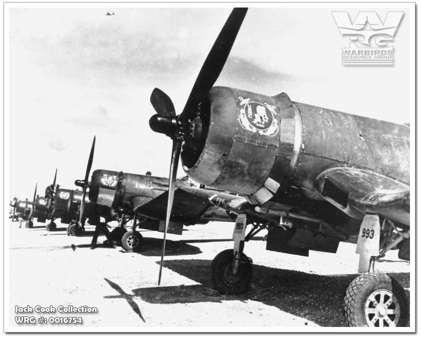 FG-1A Corsair, Bu. 13993 of VMF-222, March 10, 1945. WRG# 0016754