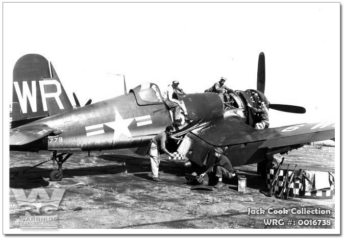 F4U-4 Corsair/Bu. 81779 of VMF-312 in Korea, 1951 WRG# 0016738