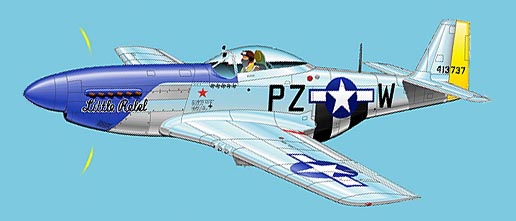 Alton Wallaces P-51 Mustang Little Rebel