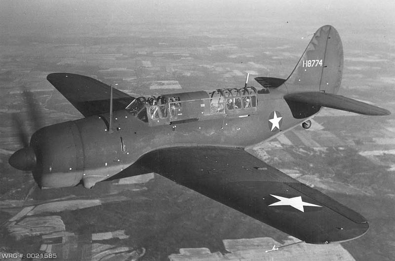 Curtiss A-25A-1-CS Shrike/41-18774. WRG# 0021585