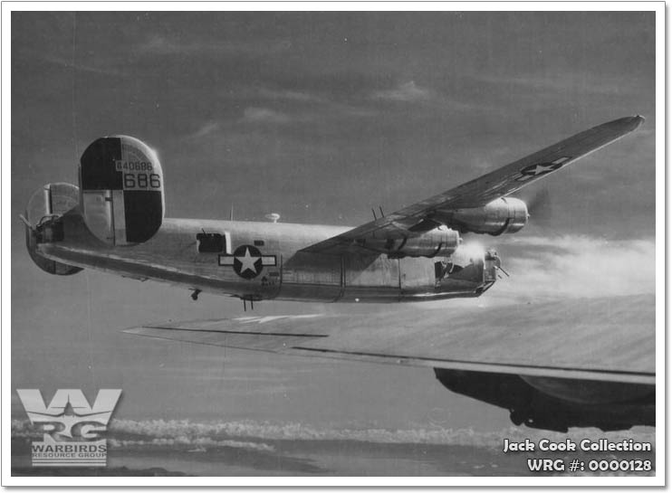 B-24J-175-CO Liberator/44-40686. WRG#: 0000128