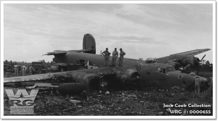 B-24H Liberator crashed on Guadalcanal. WRG#: 0000655