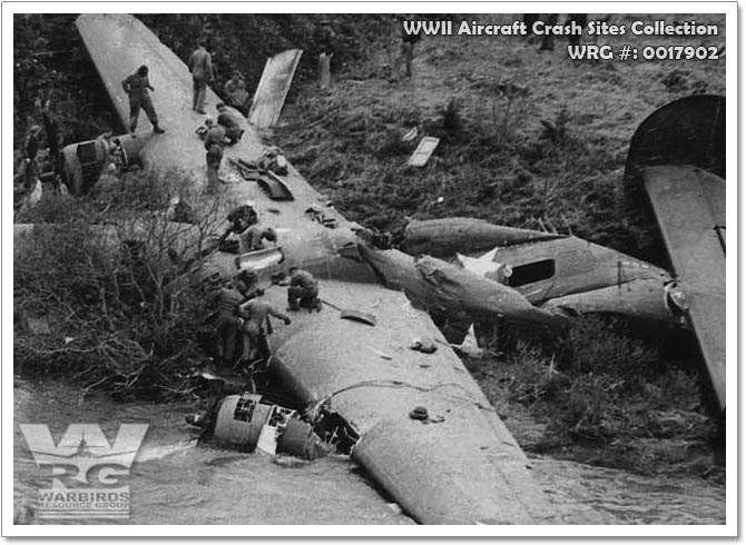 B-24 Liberator. Crashed on the Buskin River. WRG#: 0017902