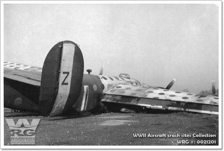 B-24H Liberator/Spotted Ass Ape, lead assembly ship for 754th BS/458th BG. WRG#: 0021201