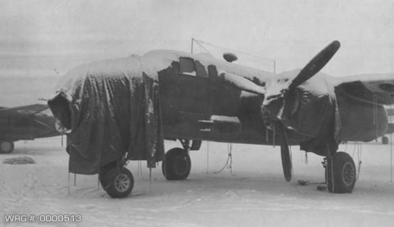 North American B-25D Mitchell of the 11th AF, Ladd Field, Fairbanks, AK, 1943. WRG-0000513
