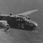 North American B-25D-15 Mitchell/41-30474/My Buddy of the 77th BS/28th BG Southeast of Attu, Aleutian Islands, looking for enemy submarines, Sept 1943. WRG-0021476