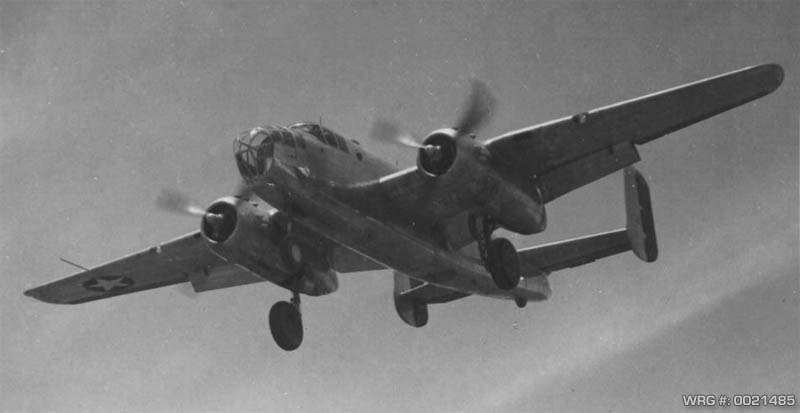 14th AF B-25 Mitchell from airfield in China 1944. WRG-0021485