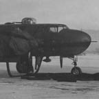 B-25 Mitchells with heating equipment Ladd Field, Alaska, February 9, 1944 . WRG-0021495