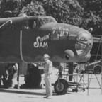 B-25 Mitchell/Singin Sam of the 18th Combat Mapping Squadron on Espiritu Santo, New Hebrides 1943. WRG #: 0021503
