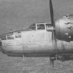 North American B-25J-1-NC Mitchell/43-27702 over the Italian coast 125 miles NE of Rome, 1944. This aircraft was later lost on July 3, 1944. WRG-0021553