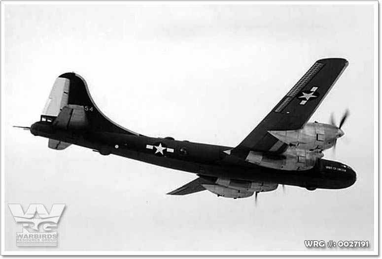 XB-39 Superfortress/41-36954 in flight