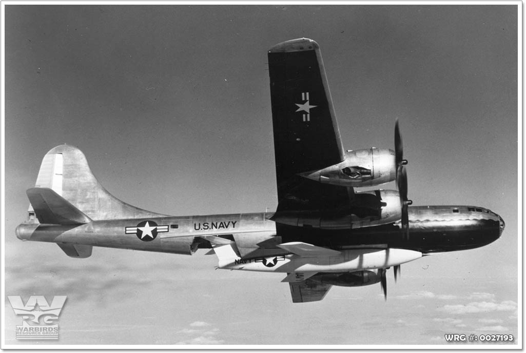 Boeing P2B-1S Superfortress/Bu. 84029 carrying a Douglas D-558-II Skyrocket.