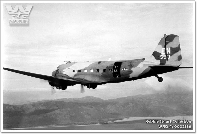 AC-47D Spooky gunship (s/n 44-76593) of the 4th Special Operations Squadron, 14th Special Operations Wing, flying out of Nha Trang Air Base, South Vietnam, in 1968-69. WRG#: 0002336