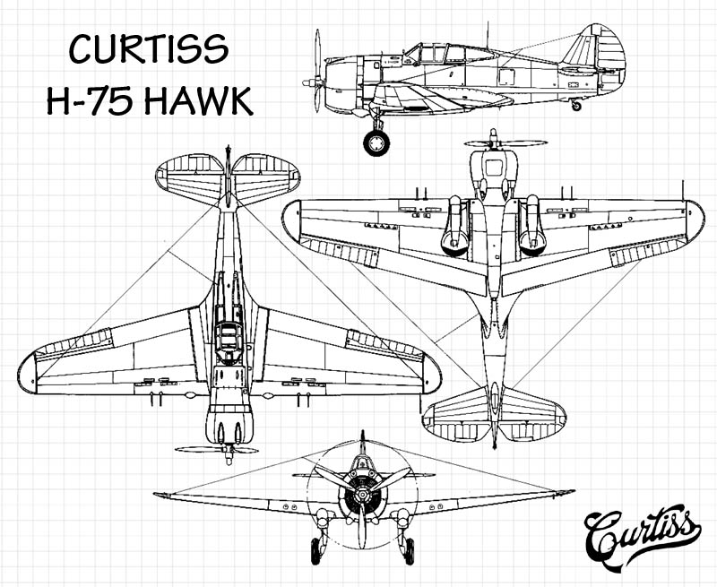 H-75 Hawk Drawing