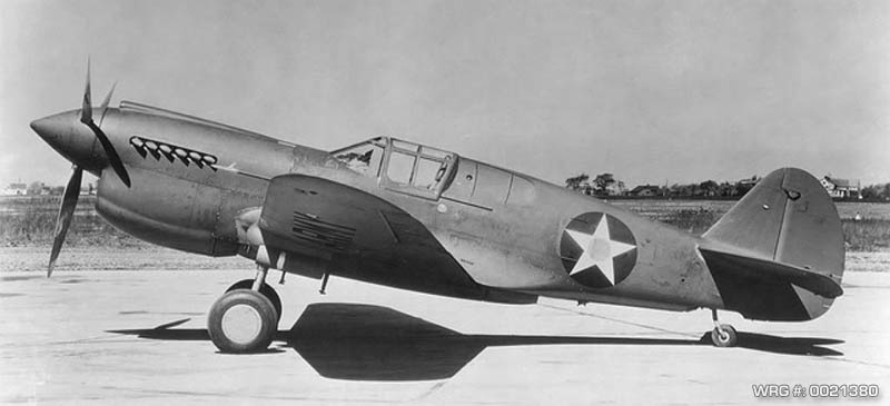 Curtiss P-40D Warhawk. WRG# 0021380