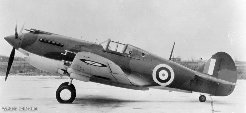 Curtiss Tomahawk IIA. WRG# 0021381