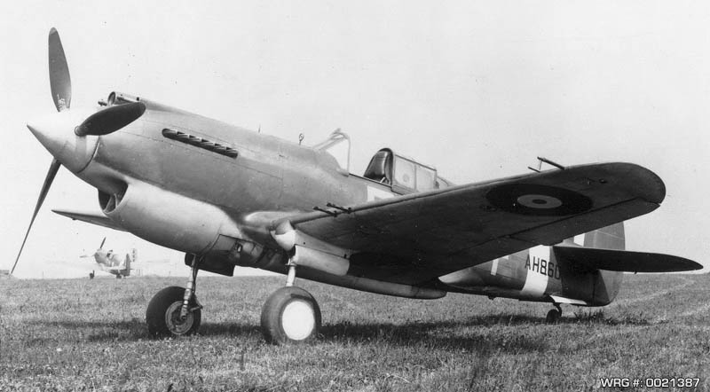 Curtiss Tomahawk Mk IA AH860 Warhawk. WRG# 0021387
