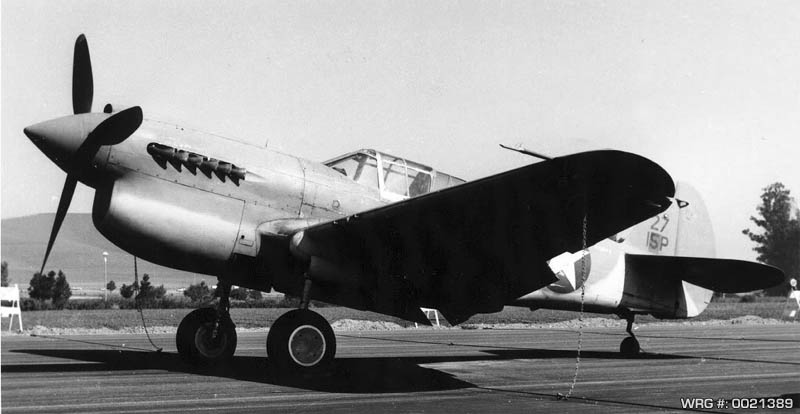Curtiss P-40E Warhawk. WRG# 0021389